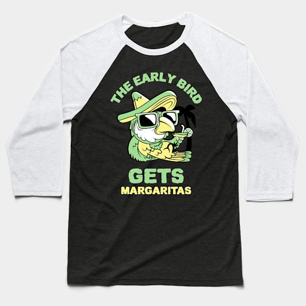 The Early Bird Baseball T-Shirt by Fresh Sizzle Designs